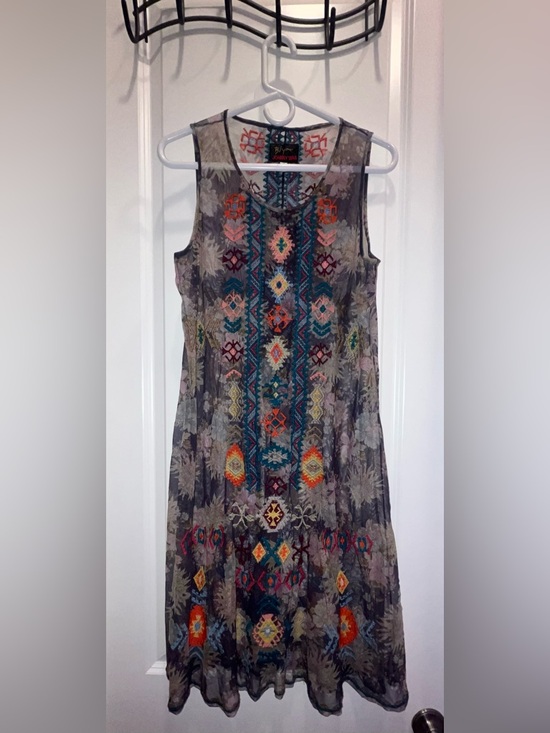 Johnny Was Dresses & Skirts - Johnny Was Biya mesh floral dress